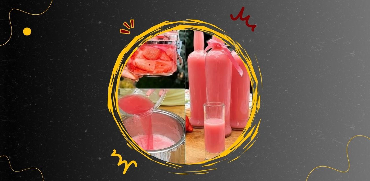 Homemade Strawberry Milk Drink Recipe