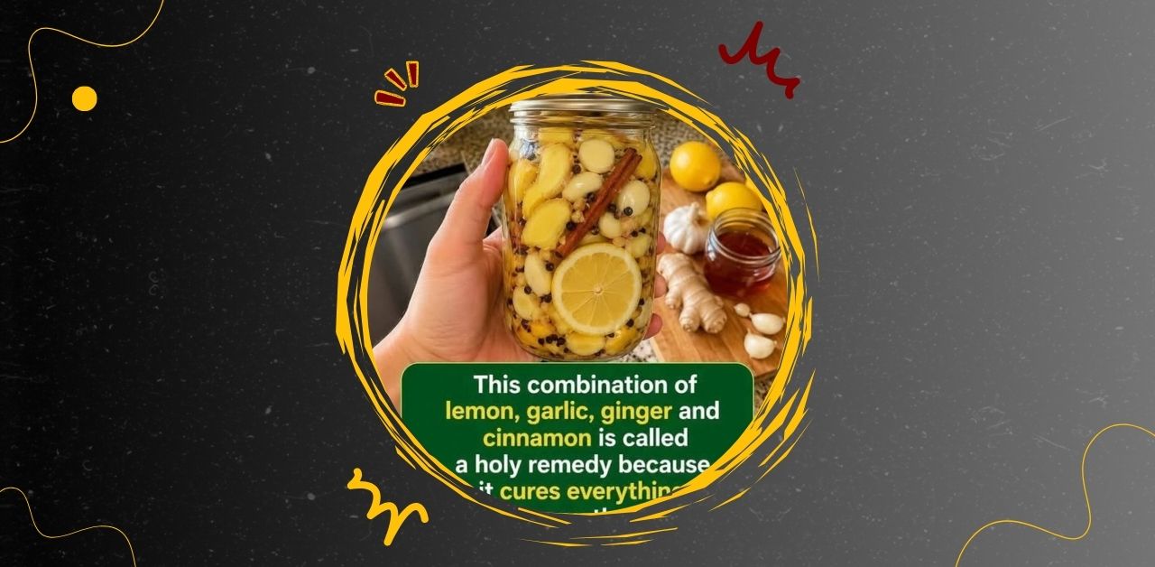 Holy Remedy Lemon Garlic Ginger and Cinnamon Elixir Recipe