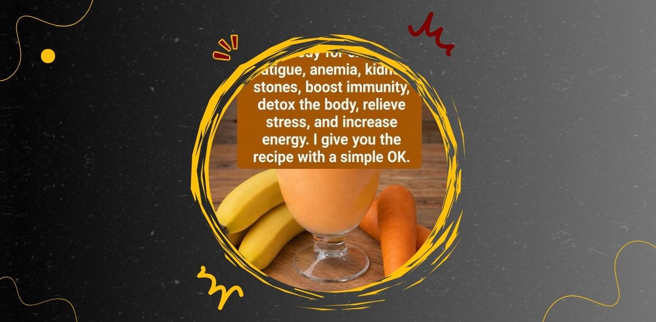 Banana Carrot Energy Smoothie Recipe